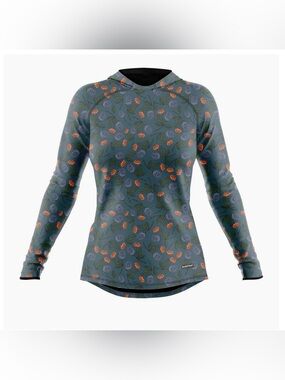 BlackStrap Women's‎ Cloudchaser Hoodie Base layer Top Ski Rosey Medium